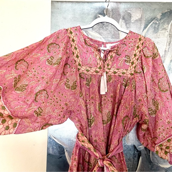 🆕 Cleobella Magdalena Wildflower Certified Organic Cotton Mini Dress - Picture 13 of 16